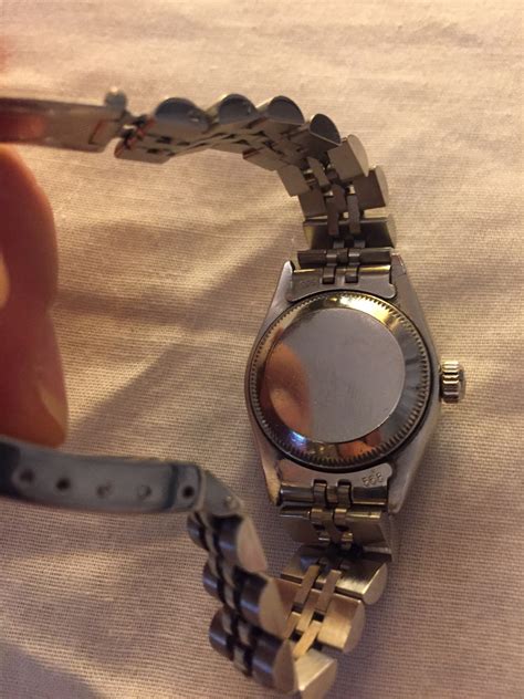 enlever rayure bracelet rolex|Rolex bracelet removal.